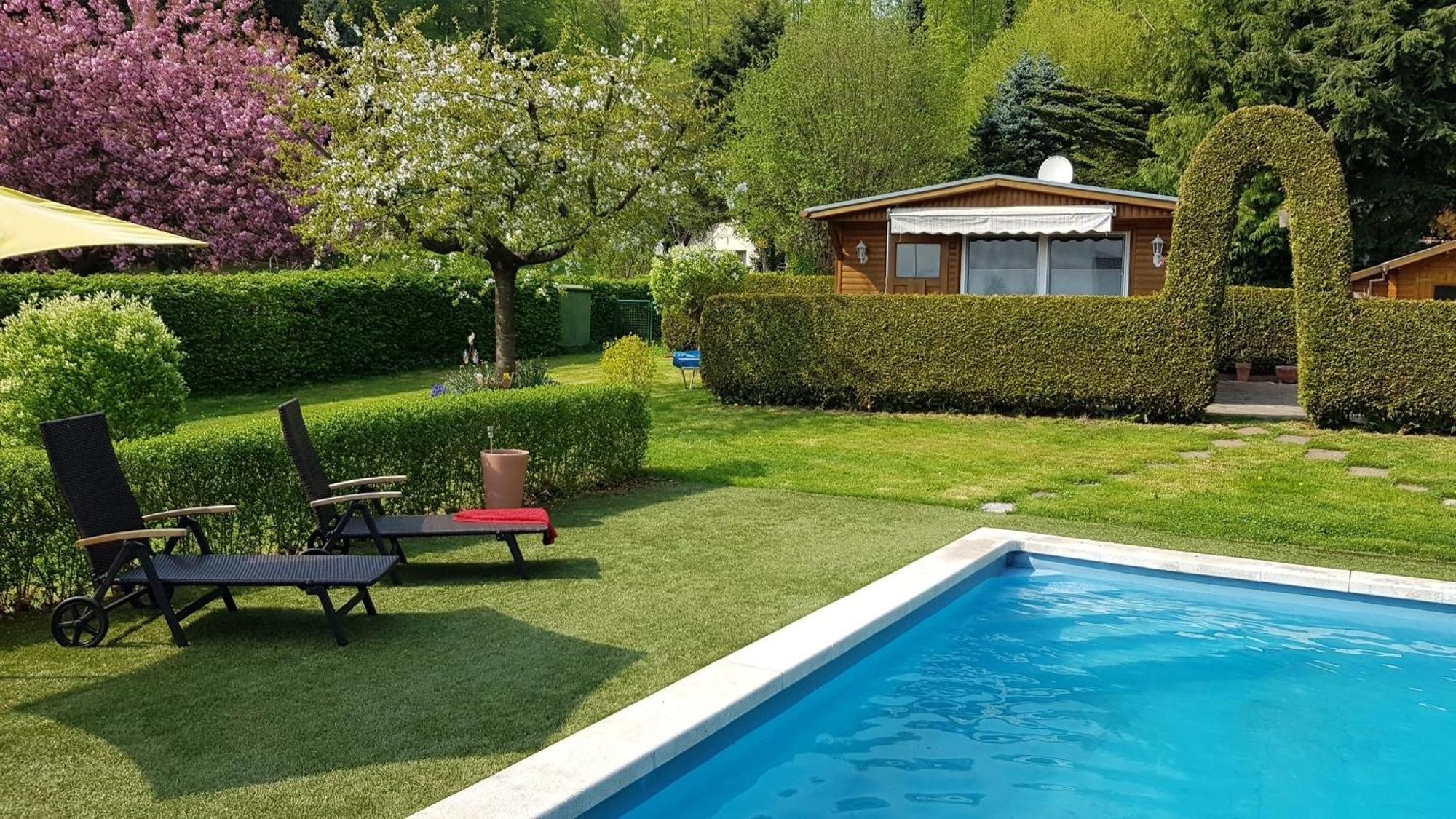 Вилла Poolhaus Im Suedharz Harztor Экстерьер фото